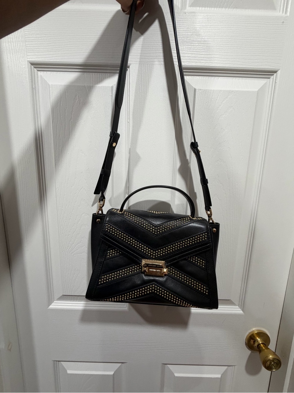 Michael Kors Whitney Bag with Gold Stud Accents